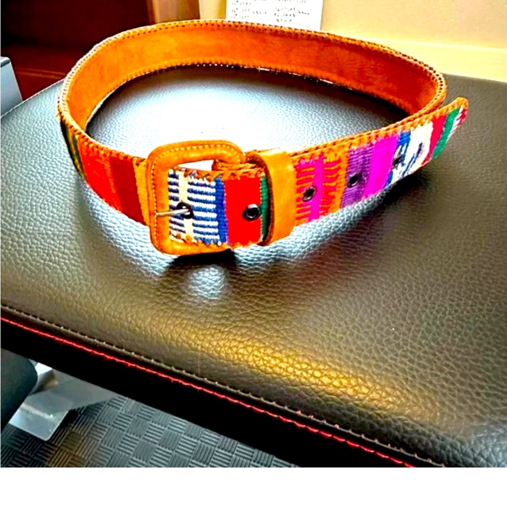 Colorful Patterned Women's Belt